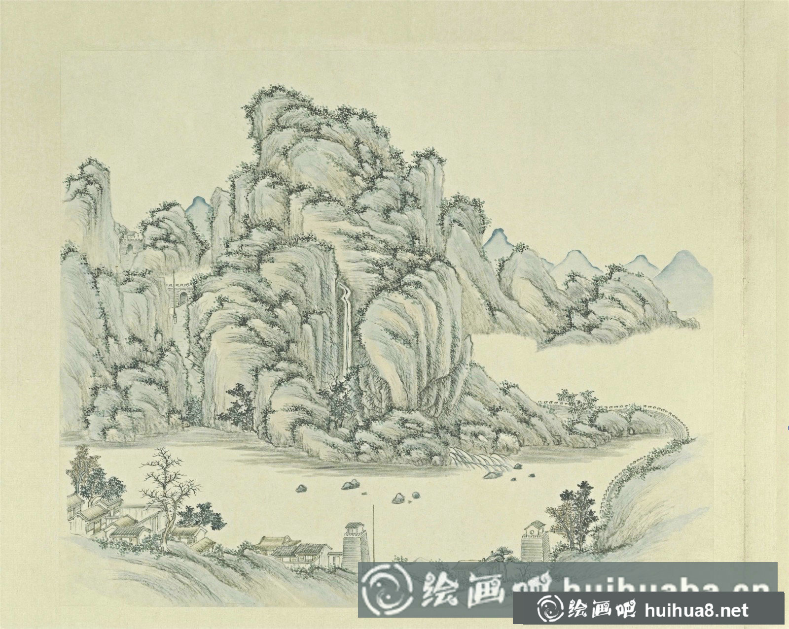 古画欣赏：张若澄《燕山八景图》赏析