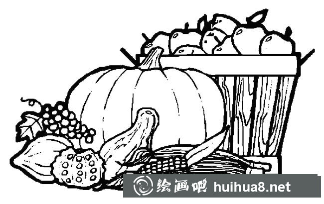 一框蔬菜简笔画步骤图片大全