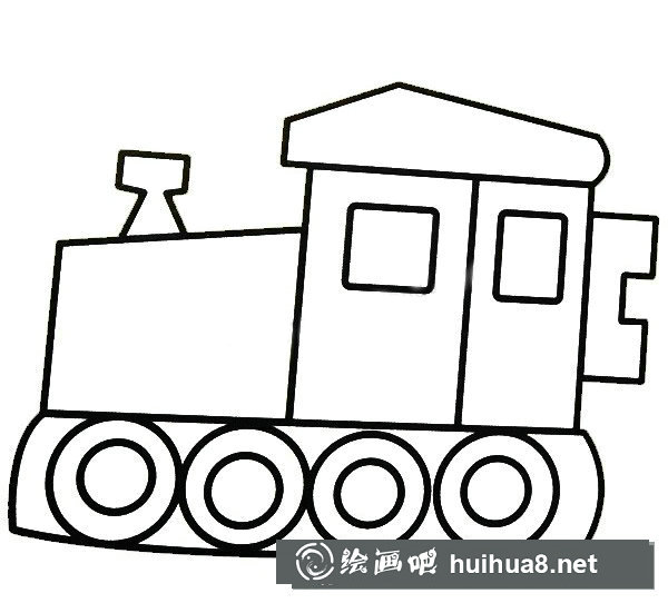 压路机简笔画