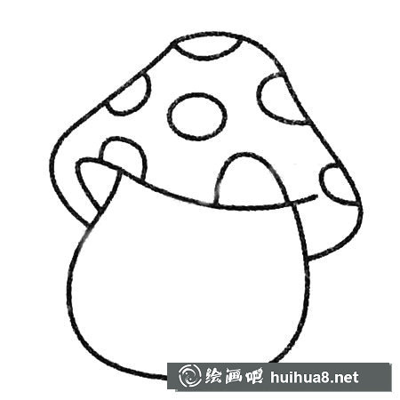 各种各样的蘑菇简笔画图片大全