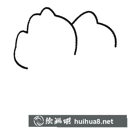 白菜简笔画大全及画法步骤