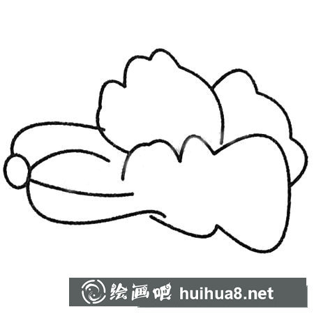 白菜简笔画大全及画法步骤