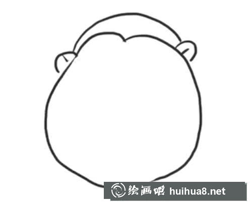 猩猩简笔画怎么画
