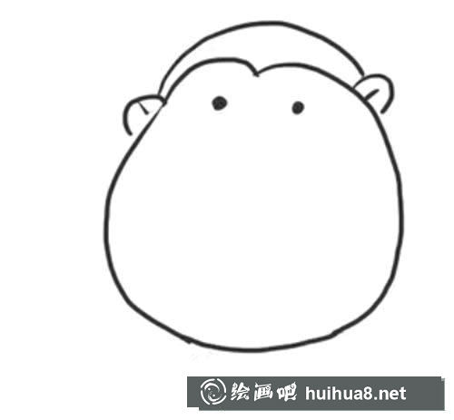 猩猩简笔画怎么画