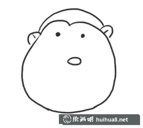 猩猩简笔画怎么画