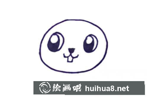 偷萝卜的兔子简笔画步骤教程