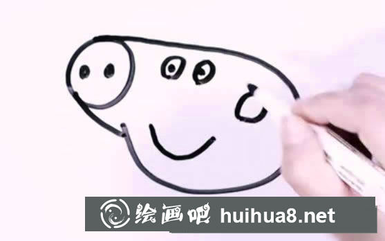 小猪佩奇简笔画