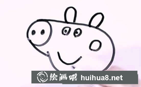 小猪佩奇简笔画