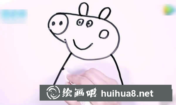 小猪佩奇简笔画