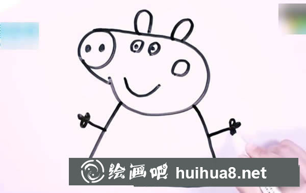小猪佩奇简笔画