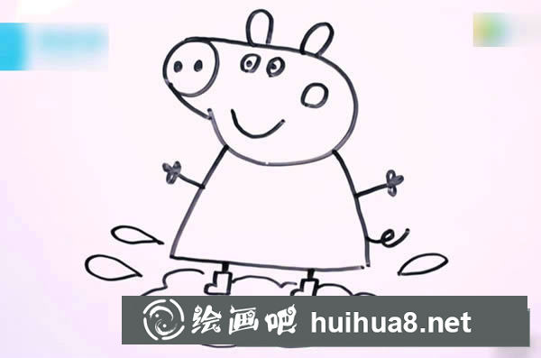 小猪佩奇简笔画