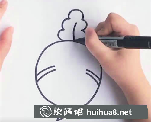 红萝卜画法图片简笔画