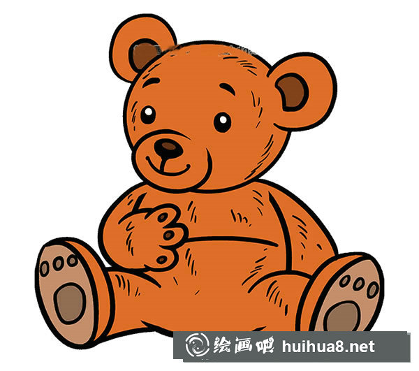 玩具熊简笔画图片2