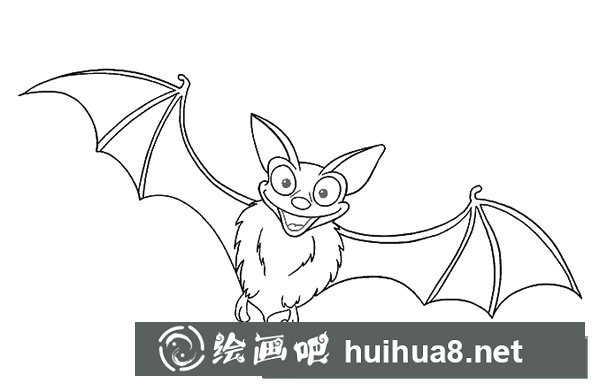 蝙蝠简笔画图片1