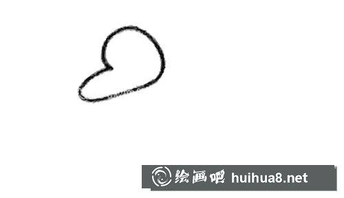 天鹅简笔画步骤1